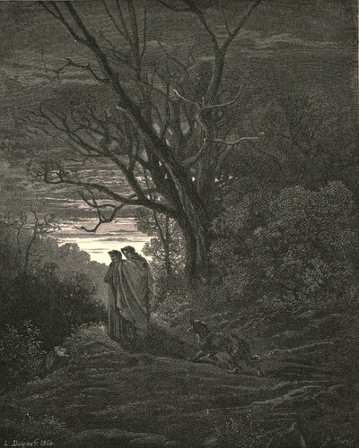 Ele, assim que viu que eu estava chorando, c1890. de Gustave Dore