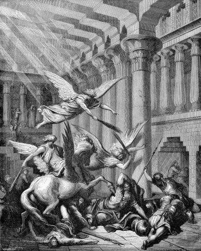 Heliodoro castigado no templo de Gustave Dore
