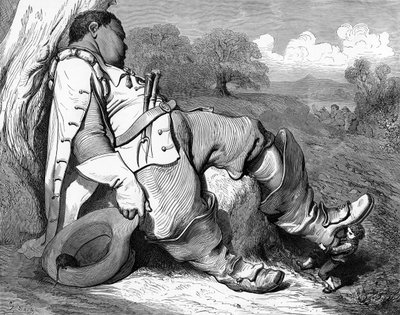 Hop o meu polegar, gravura por Gustave Doré. de Gustave Dore