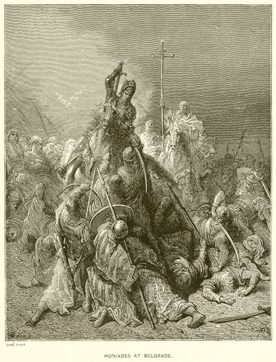 Huniades em Belgrado de Gustave Dore