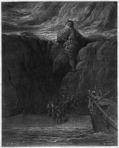 Ilustração de Gustave Dore (1832-1883) para "Pantagruel" de François Rabelais (1483-1553). anos 1870. de Gustave Dore