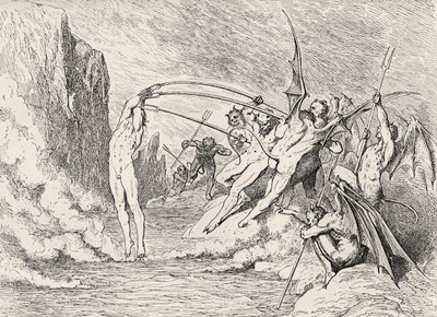 Ilustração para A Divina Comédia - Inferno (La Divina Commedia, L