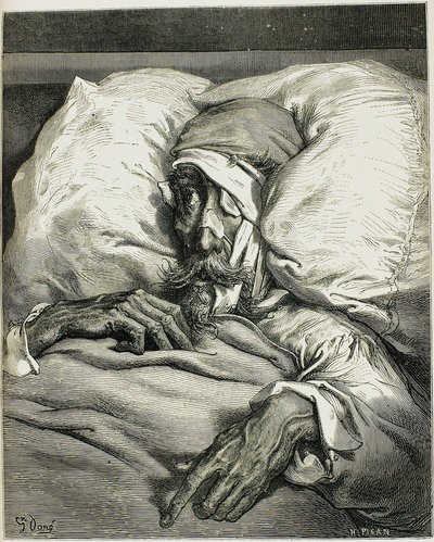 Ilustração do romance Dom Quixote, de Miguel de Cervantes, 1863. de Gustave Dore
