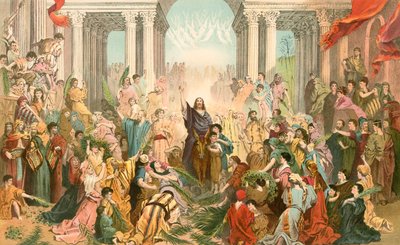 Jesus entrando em Jerusalém de Gustave Dore