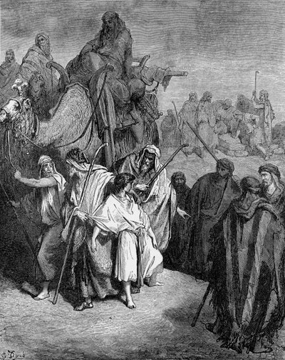 José vendido no Egito de Gustave Dore