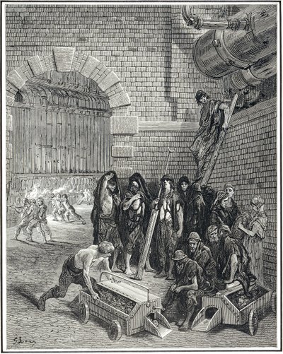 Obras de gás de Lambeth, 1872 de Gustave Dore