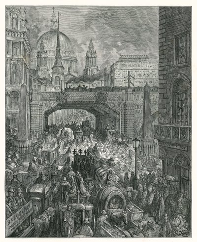 Ludgate Hill (gravura) de Gustave Dore