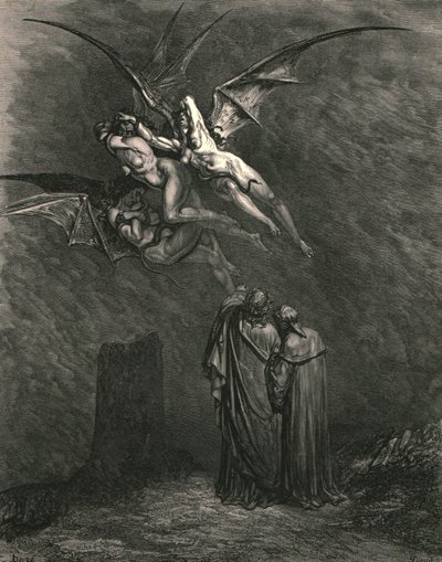 Marque mil Erynnis terríveis, c1890. de Gustave Dore