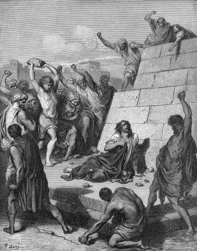 Martírio de Santo Estêvão de Gustave Dore