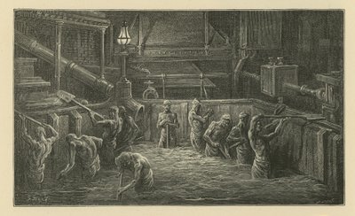 Mistura do malte (gravação) de Gustave Dore