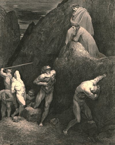 Agora marque como eu me rasgo! ei! Como Mahomet é mutilado !, c1890. de Gustave Dore