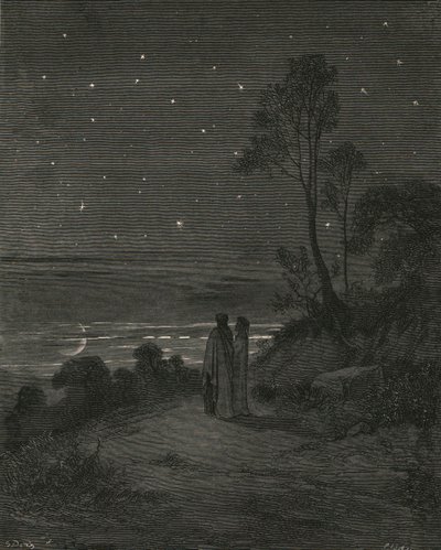 Agora era o dia da partida, c1890. de Gustave Dore