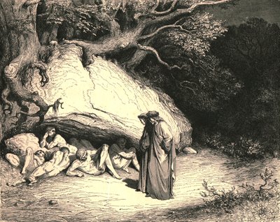 Apenas até agora aflitos, que vivemos desejando sem esperança, c1890. de Gustave Dore