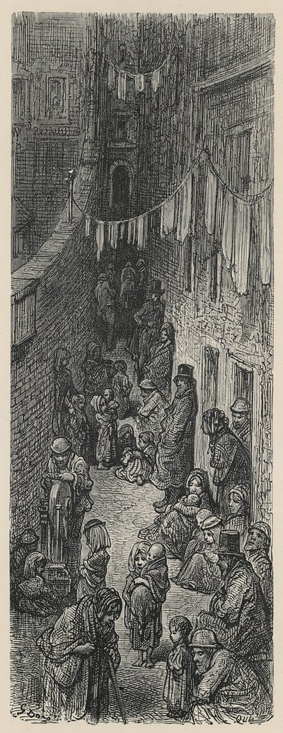 Corte Laranja, Drury Lane de Gustave Dore