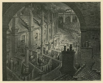 Mais de Londres por via férrea de Gustave Dore