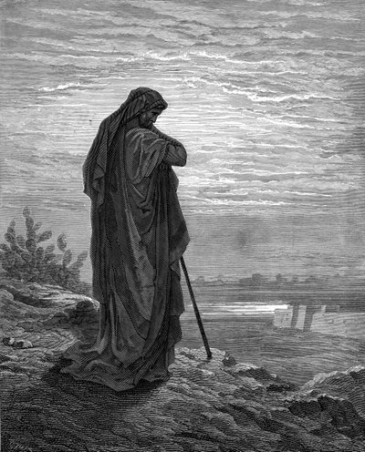 Profeta Amos, gravura de Gustave Doré - Bíblia de Gustave Dore