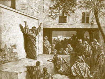 Profeta Miquéias, gravura de Gustave Doré - Bíblia de Gustave Dore