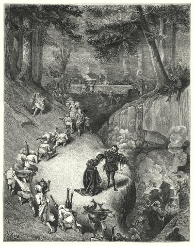 Riquet a La Houppe; Ricky of the Tuft (gravura) de Gustave Dore