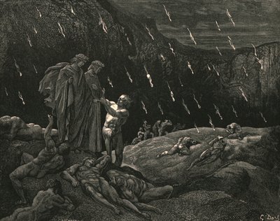 Senhor! Brunetto! E você está aqui, c1890. de Gustave Dore