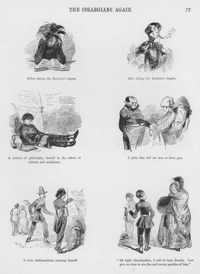 Esboços Humorosos e Grotescos de Gustave Dore (gravura) de Gustave Dore