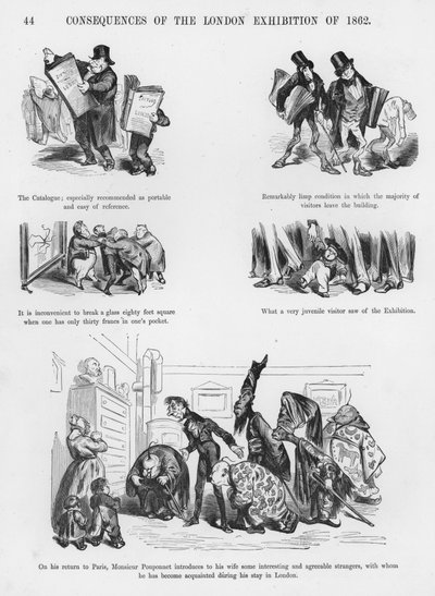 Esboços Humorosos e Grotescos de Gustave Dore (gravura) de Gustave Dore