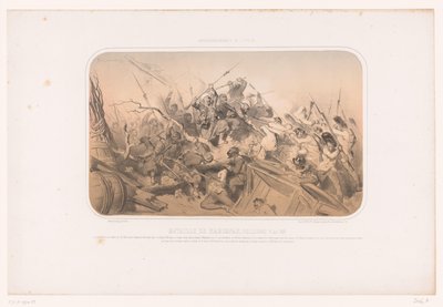 Batalha de Melegnano Bataille de Marignan (Melegnano), 8 de junho de 1859 (título no objeto) campanha italiana (título da série) Afranchissement de l