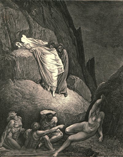 Thais é isso, a prostituta, c1890. de Gustave Dore