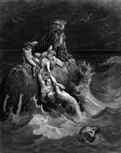 O Dilúvio, 1866. de Gustave Dore