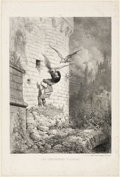 Os caçadores de ninhos de águia de Gustave Dore