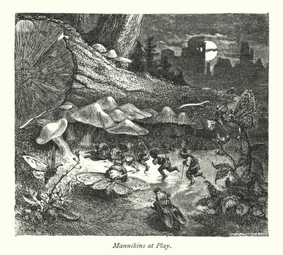 O castelo dos Mannikins (gravura) de Gustave Dore