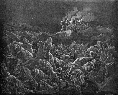 Os midianitas fugiram - Bíblia de Gustave Dore