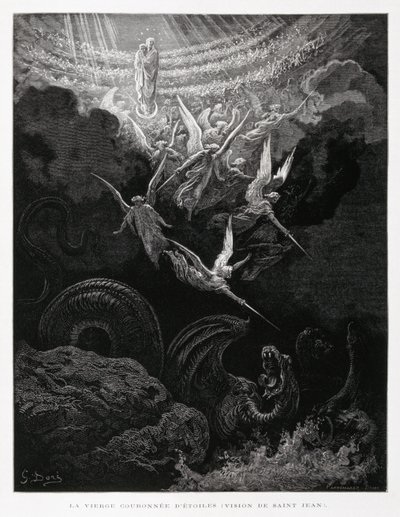 A coroação da Virgem de Gustave Dore