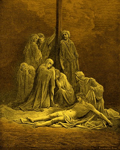 O Cristo morto - Bíblia de Gustave Dore