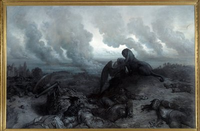 O enigma. Pintura de Gustave Dore (1832 - 1883) de Gustave Dore