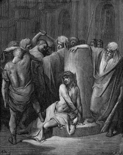 A flagelação de cristo de Gustave Dore