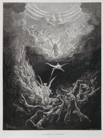O Juízo Final, ilustração da Bíblia de Dore de Gustave Dore