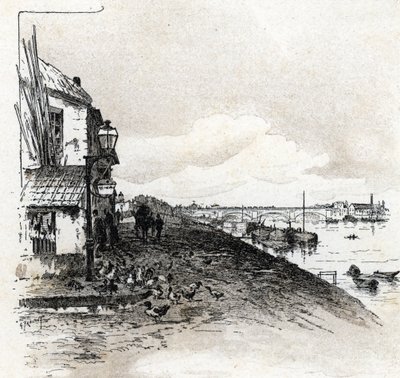 Vista do quai d