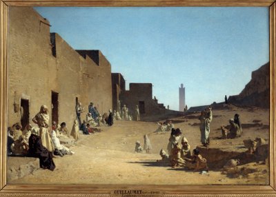 Laghouat. Saara argelino. Pintura de Gustave Guillaumet (1840-1887) de Gustave Guillaumet