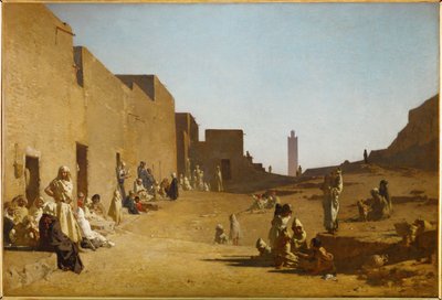 Laghouat, Saara, Argélia (pintura sobre tela) de Gustave Guillaumet