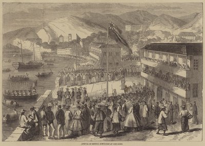 Chegada do General Montaubon em Hong Kong de Gustave Janet