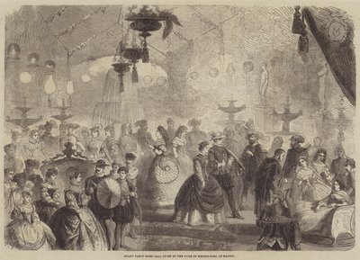 Grande baile à fantasia, oferecido pelo duque de Medina-Coeli em Madri de Gustave Janet