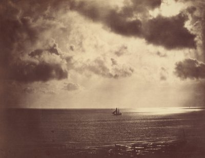 Brigadeiro na Água, 1856. de Gustave Le Gray