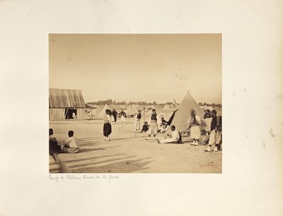Campo de Châlons: Zouaves da Guarda Imperial de Gustave Le Gray