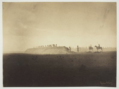 Acampamento Chalons: Manobras em 3 de outubro de Gustave Le Gray
