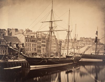 La Reine Hortense - Iate do Imperador, Havre, 1856. de Gustave Le Gray