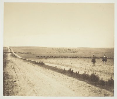 Manobras, Camp de Châlons, 1857. de Gustave Le Gray
