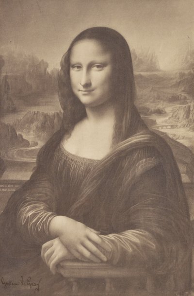 [Desenho de Millet da Mona Lisa] de Gustave Le Gray