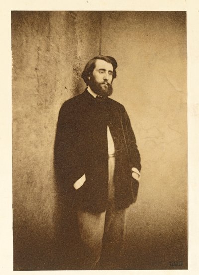Retrato de Edmond Cottinet 1824-1895, c. 1848-50. de Gustave Le Gray