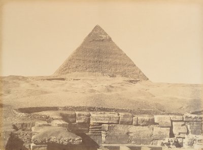 Pirâmides de Gizé, 1865-69. de Gustave Le Gray