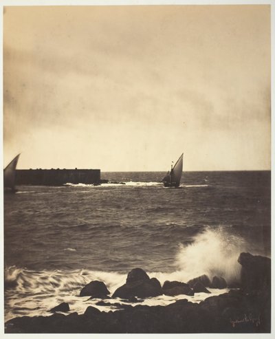 A Onda Quebra, 1857. de Gustave Le Gray